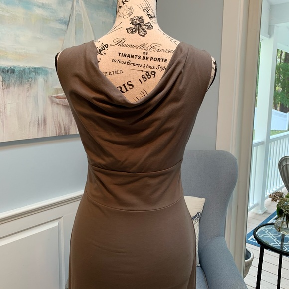 ANN TAYLOR Taupe Dress - Picture 15 of 16